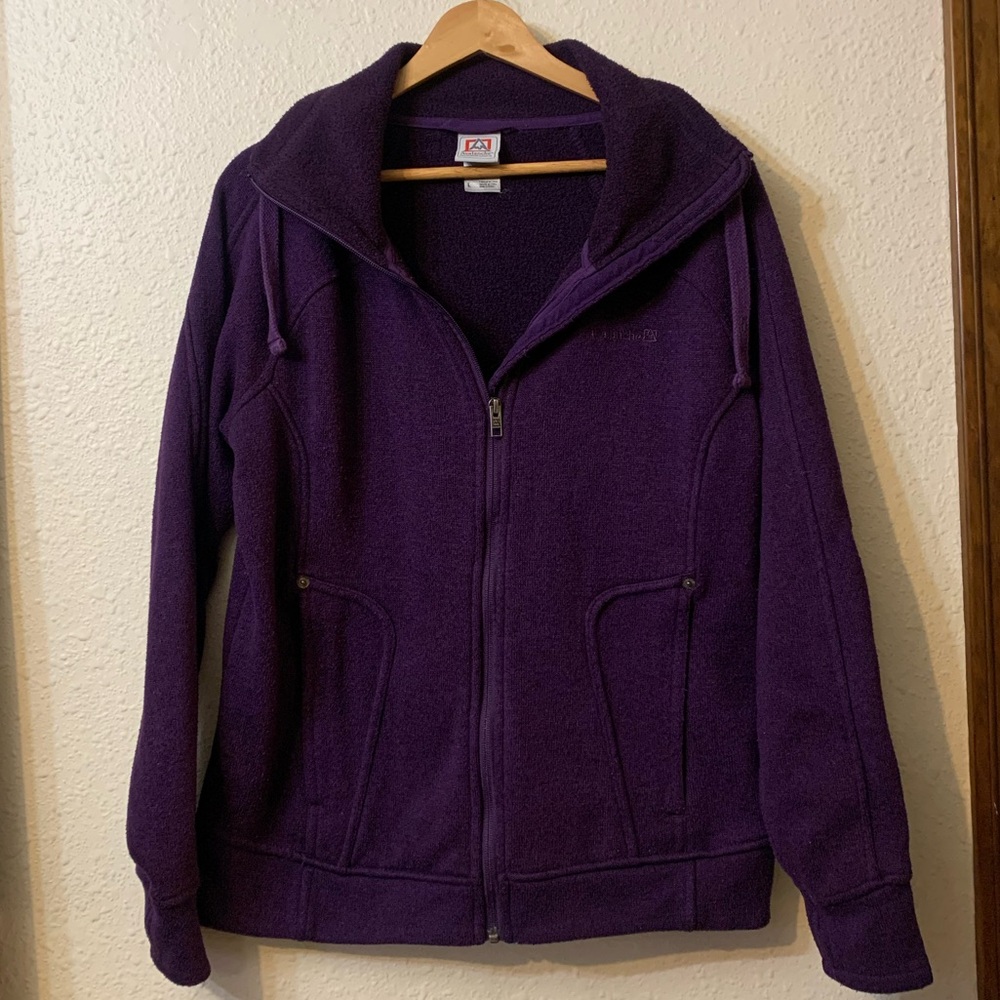 Avalanche Women's Deep Purple Fleece Zip up Jacket